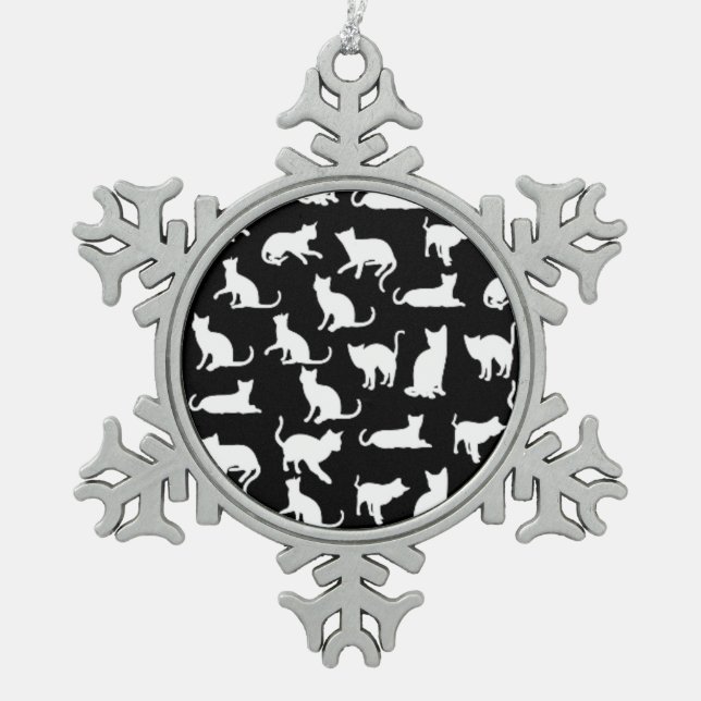 love of cats pewter ornament (Front)