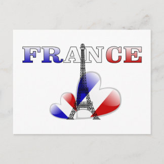 Love of France Postcard