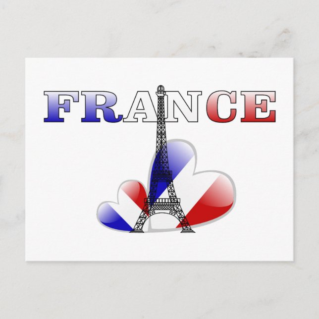 Love of France Postcard (Front)