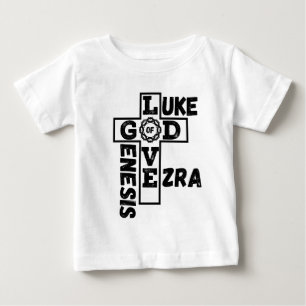 Love Of God Biblical Crossword Baby T-Shirt