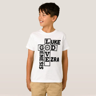 Love Of God Biblical Crossword Boy's T-Shirt