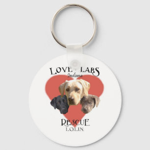 Love of Labs keychain