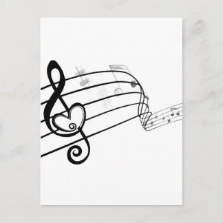 Love of Music Postcard