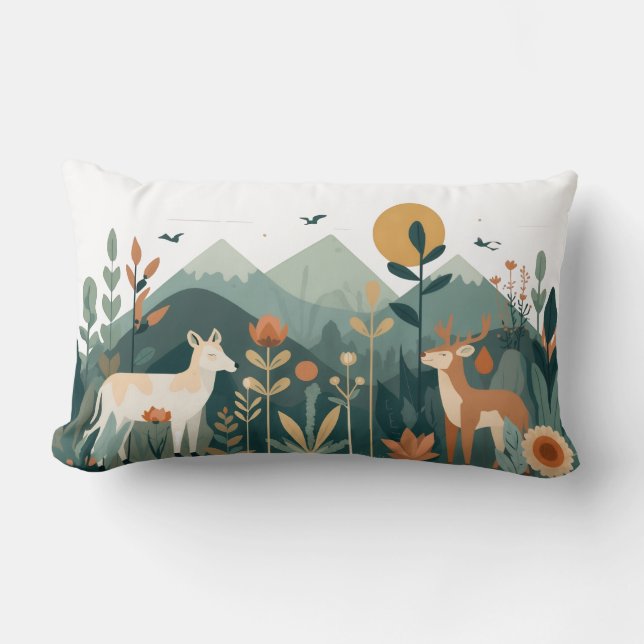 Love of Nature Lumbar Cushion (Front)