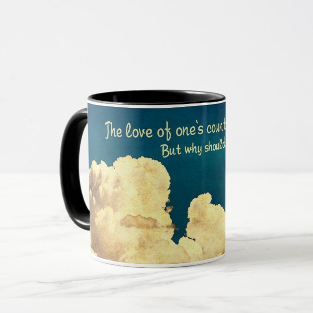 Love Of One's Country Mug (Front Left)