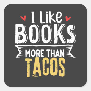  Love of Reading and Learning Square Sticker