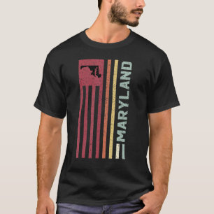Love Of The State Retro Vacationing Welcome US Map T-Shirt