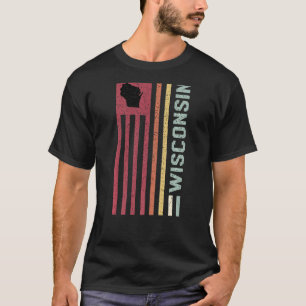 Love Of The State Retro Vacationing Welcome US Map T-Shirt