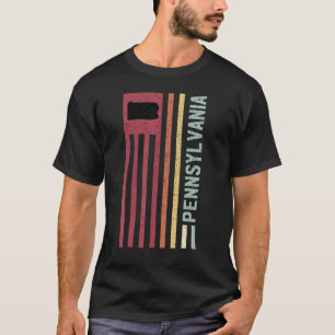 Love Of The State Retro Vacationing Welcome US Map T-Shirt