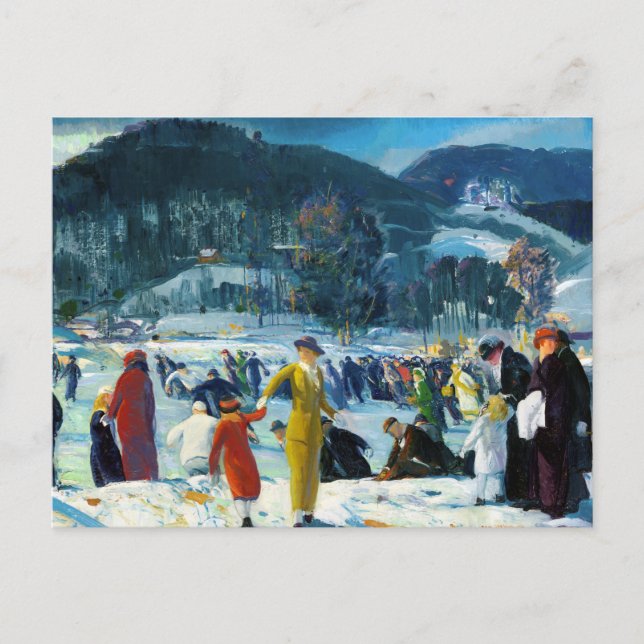 Love of Winter (1914) George Bellows Postcard (Front)
