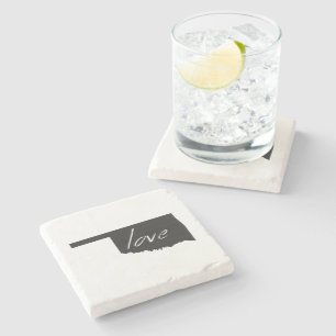 Love Oklahoma Stone Coaster
