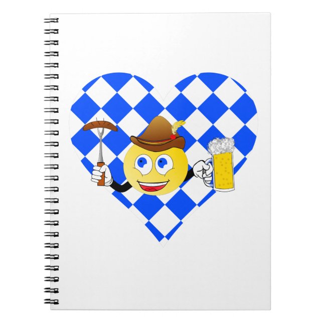 love oktoberfest emoji notebook (Front)