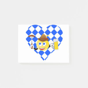 love oktoberfest emoji post-it notes