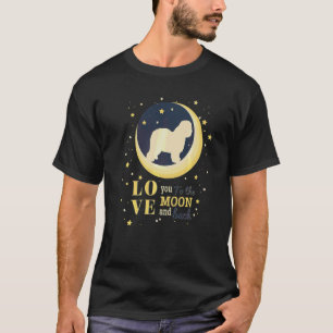 Love Old English Sheepdog Dog To The Moon T-Shirt