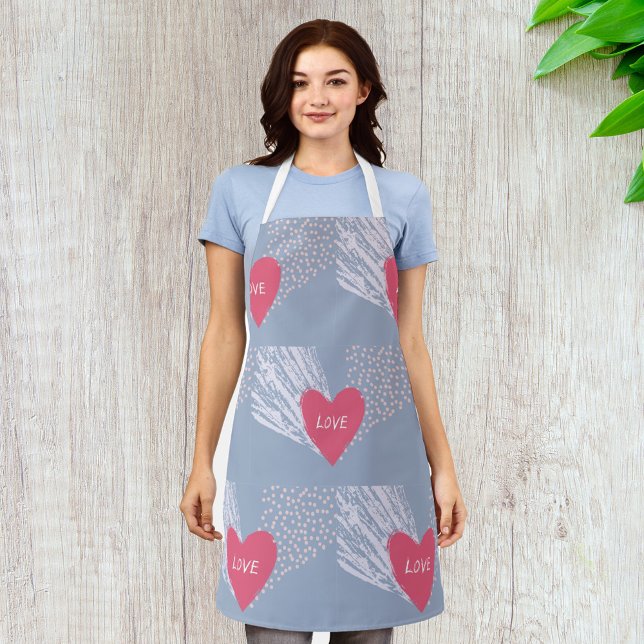 Love On A Heart Apron (Creator Uploaded)