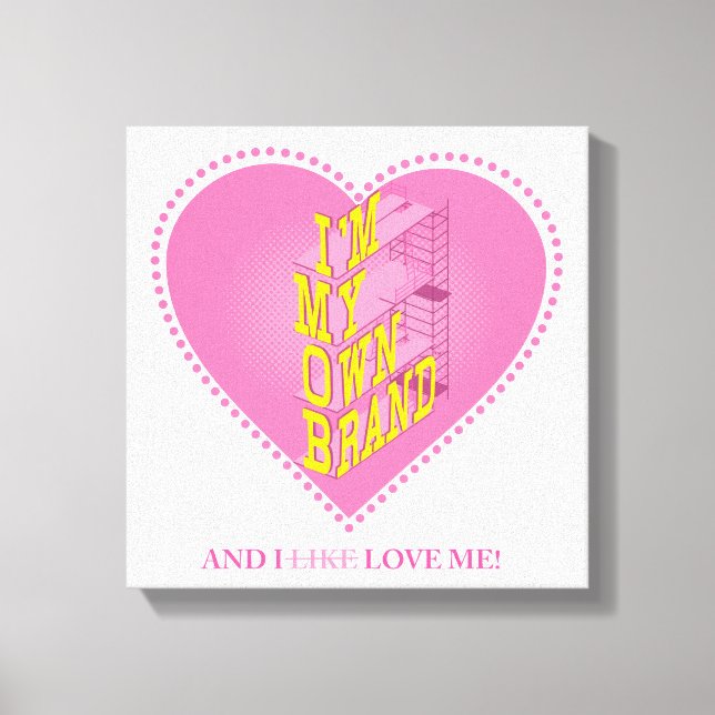 Love on Canvas Print (Front)