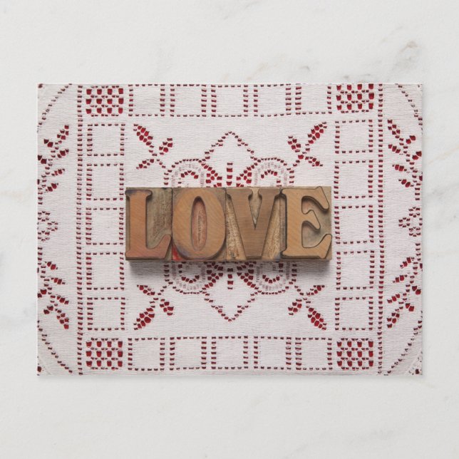 love on lace postcard (Front)