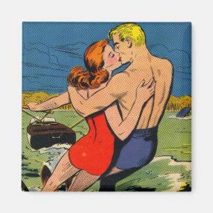 Love on Skis Magnet