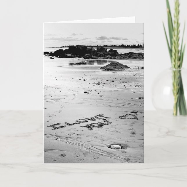 Love On The Beach Card (Front)