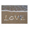 Love on the beach print