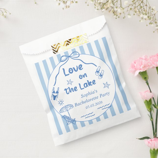 Love On The Lake Bachelorette Party  Favour Bags (Sealed)
