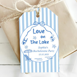 Love On The Lake Bachelorette Party  Gift Tags