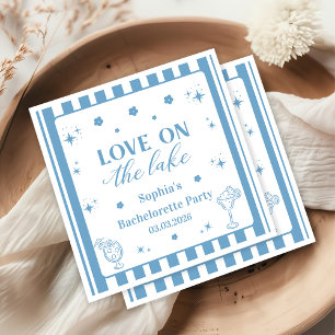 Love On The Lake Bachelorette Party  Napkin