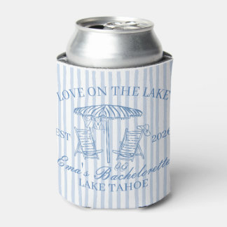 Love On The Lake Bachelorette Personalised Can Cooler