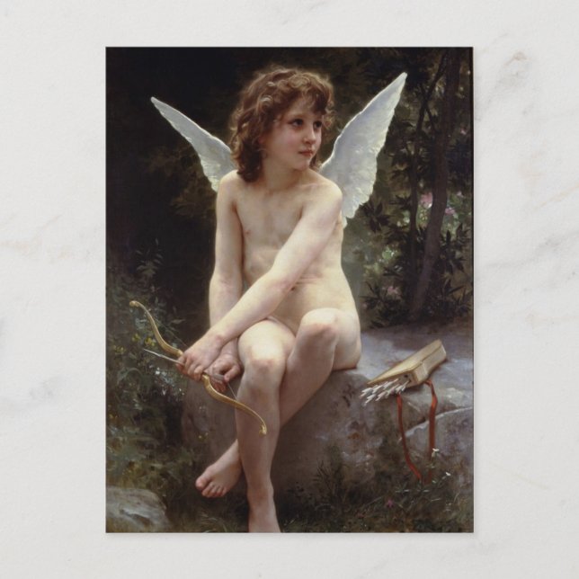 Love on the Lookout by William Bouguereau Postcard (Front)