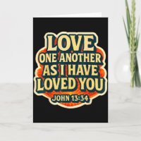 Love One Another As I Have Loved You Christian Bib