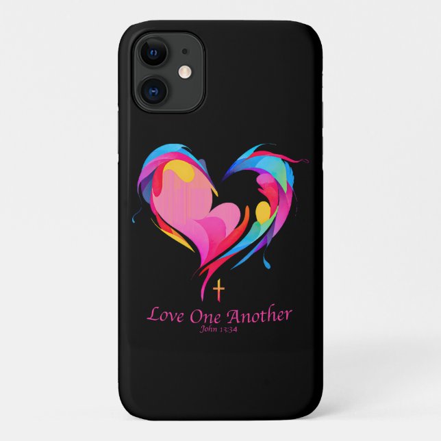 Love One Another Bible Verse John 1334  Case-Mate iPhone Case (Back)