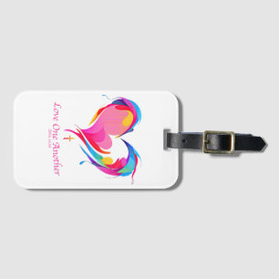 Love One Another Bible Verse John 1334 Luggage Tag