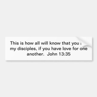 Love One Another Bumper Sticker