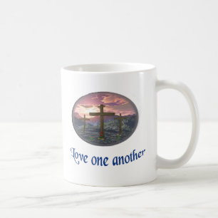 Love one another coffee mug