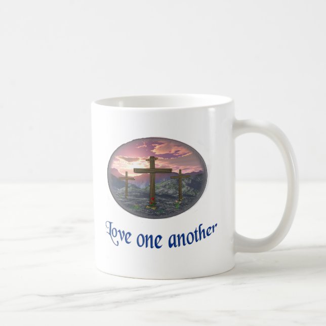 Love one another coffee mug (Right)