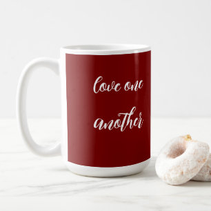 Love one another coffee mug