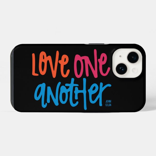 Love one another iPhone case (Back Horizontal)