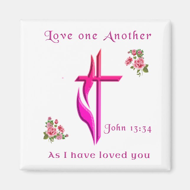 Love one another magnet (Front)