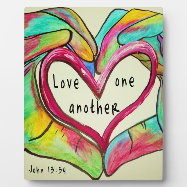 LOVE ONE ANOTHER PLAQUE (Front)