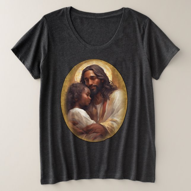 Love one another plus size T-Shirt (Design Front)