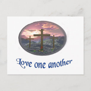 Love one another postcard