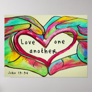 LOVE ONE ANOTHER POSTER