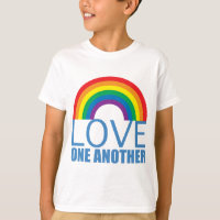 Love One Another Rainbow Christian Kids