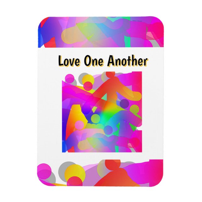 Love One Another Refrigerator  Magnet (Vertical)