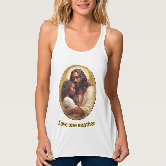 Love one another singlet (Front)