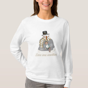 Love One Another Snowman T-shirts and Gifts