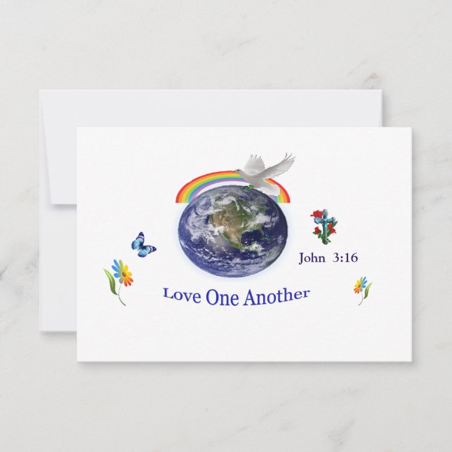 Love one Another Thank You Card (Front)
