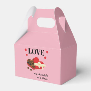Love One Chocolate at a Time Funny Quote Favour Box