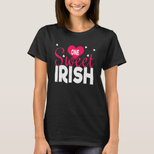 Love One Sweet Irish Ireland Heart Day Happy Valen T-Shirt