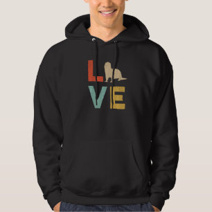 Love Otter Vintage Rodent Women's River Otter Hoodie